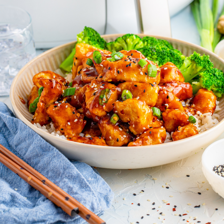 Air Fryer General Tso Chicken