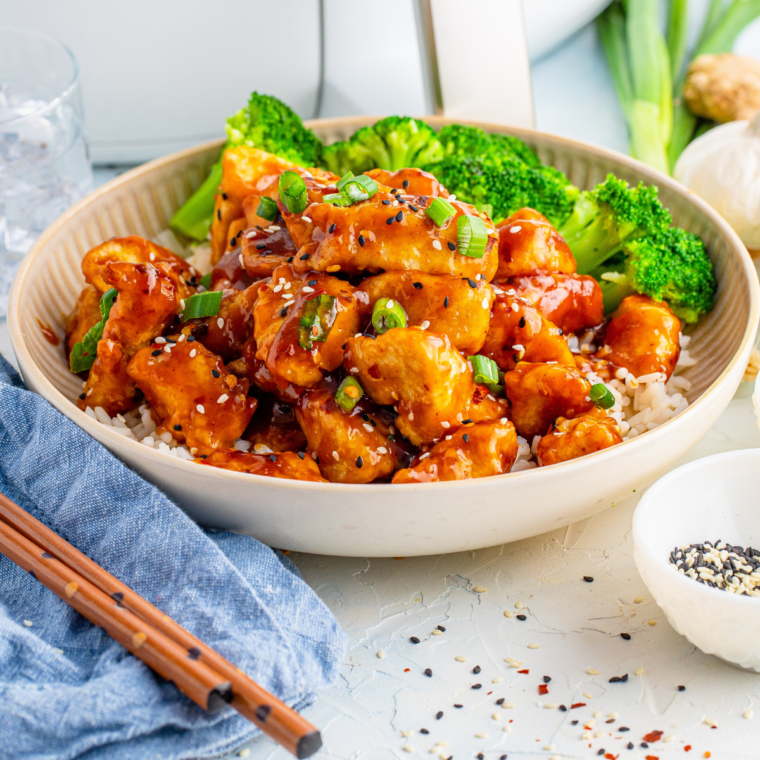 Air Fryer General Tso Chicken