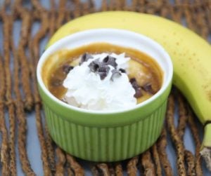 Air Fryer Banana Caramel Pie