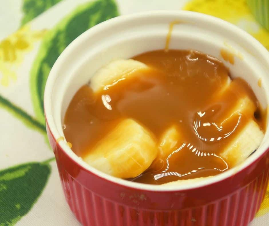 AIR FRYER BANANA CARAMEL PIE