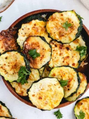 Air Fryer Ranch Zucchini Chips