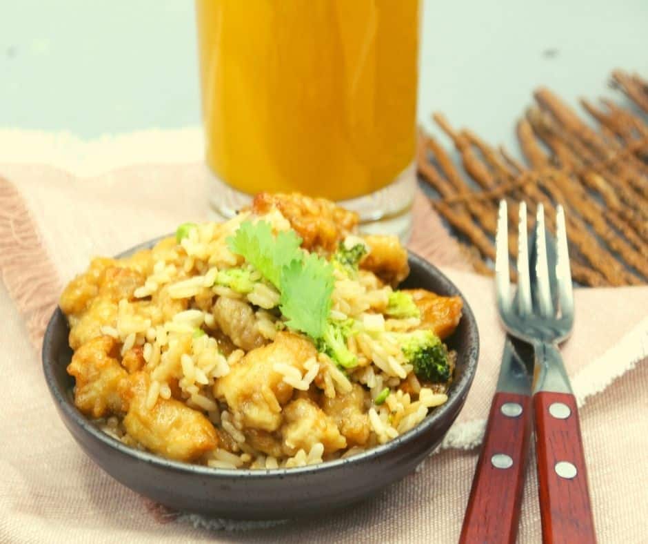 Trader Joe's Orange Chicken Bowl
