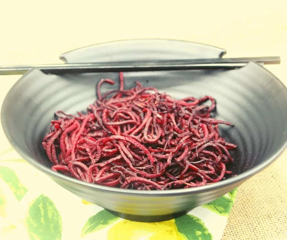 How To Make Air Fryer Roasted Spiralized Beets