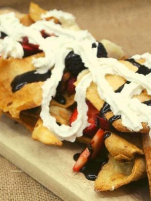 Air Fryer Dessert Nachos