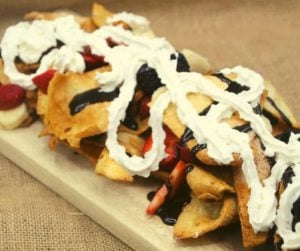 Air Fryer Dessert Nachos