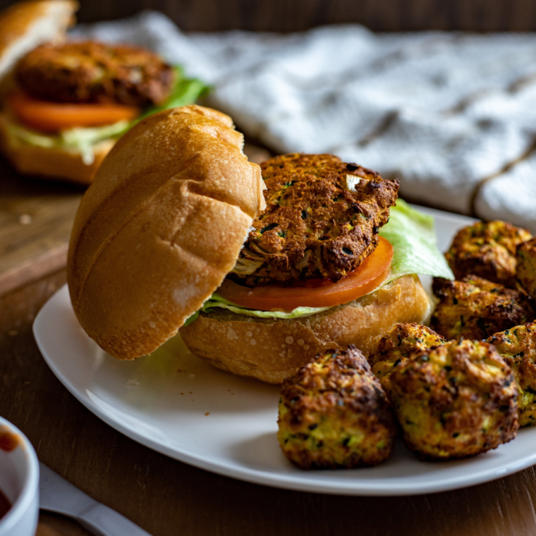 air fryer frozen veggie burgers (1)