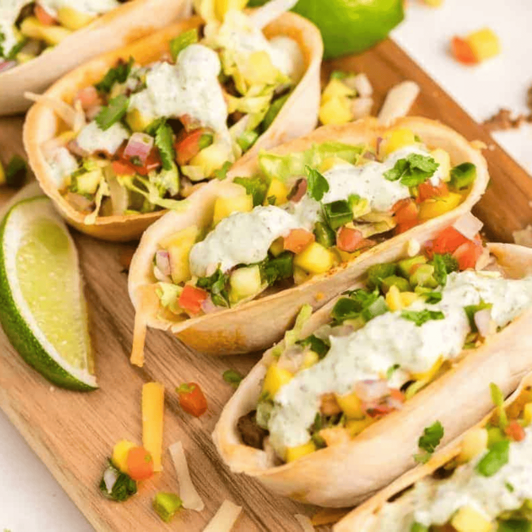 Air Fryer Taco Boats