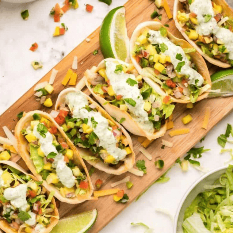 Air Fryer Taco Boats