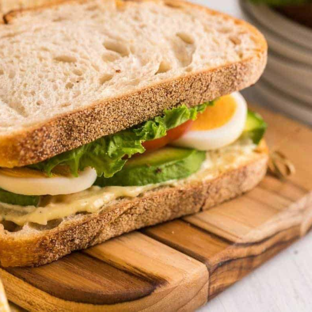 AIR FRYER BLT WITH HARD-BOILED EGGS