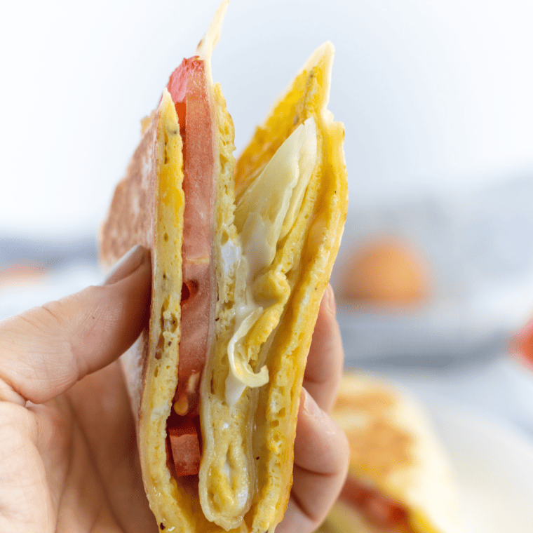 Air Fryer Breakfast Tortillas