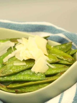 Air Fryer Snow Peas