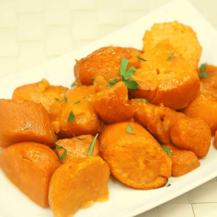 Drain the Sweet Potatoes: Open the can of sweet potatoes and drain out the liquid. Gently rinse the potatoes under cold water. Dry the Potatoes: Pat the sweet potatoes dry with paper towels to remove excess moisture. This step is crucial for getting them crispy in the air fryer. Season the Sweet Potatoes: Toss the sweet potatoes with olive oil or melted butter in a large bowl. Ensure they are evenly coated. Sprinkle with salt and ground cinnamon to taste. If you're using it, add brown sugar, black pepper, and other desired seasonings or herbs. Preheat the Air Fryer: Preheat your air fryer to 380 degrees F (193°C) for 4-5 minutes. This helps in cooking them evenly. Arrange in the Air Fryer: Place the seasoned sweet potatoes in the air fryer basket in a single layer. Avoid overcrowding to ensure they cook evenly. Cook: Air fry the sweet potatoes at 380°F (193°C) for 10-15 minutes. Shake the basket or flip the potatoes halfway through the cooking time for even crisping. Check for Doneness: The sweet potatoes are done when they are tender inside and crispy on the outside. Cooking times may vary slightly depending on your air fryer model and the size of the sweet potato pieces. Serve: Serve the sweet potatoes hot as a side dish or a snack. They are great on their own or with a dip.