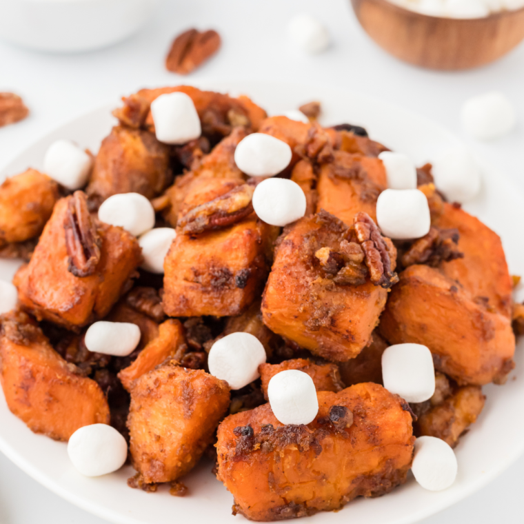 "Air fryer sweet potatoes from canned, crispy and golden brown."