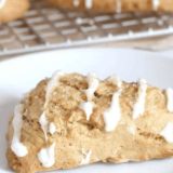Air Fryer Glazed Pumpkin Scones