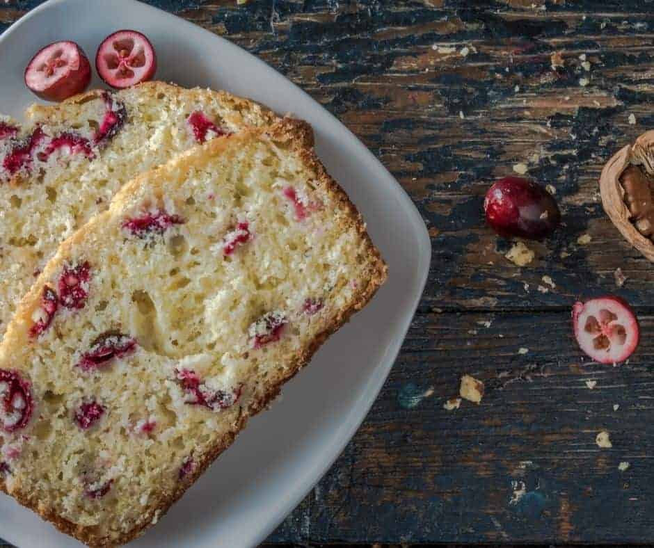 Air Fryer Cranberry Walnut Bread