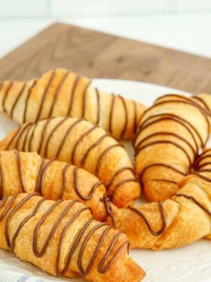 Air Fryer Nutella Croissants