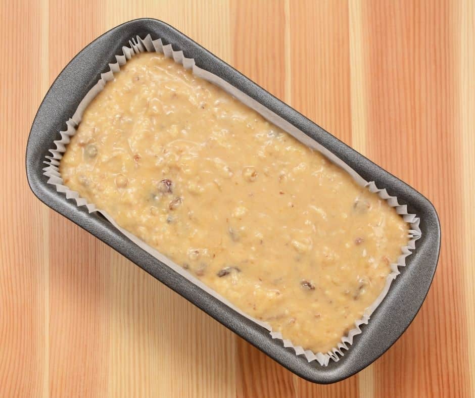 Batter in Loaf Pan