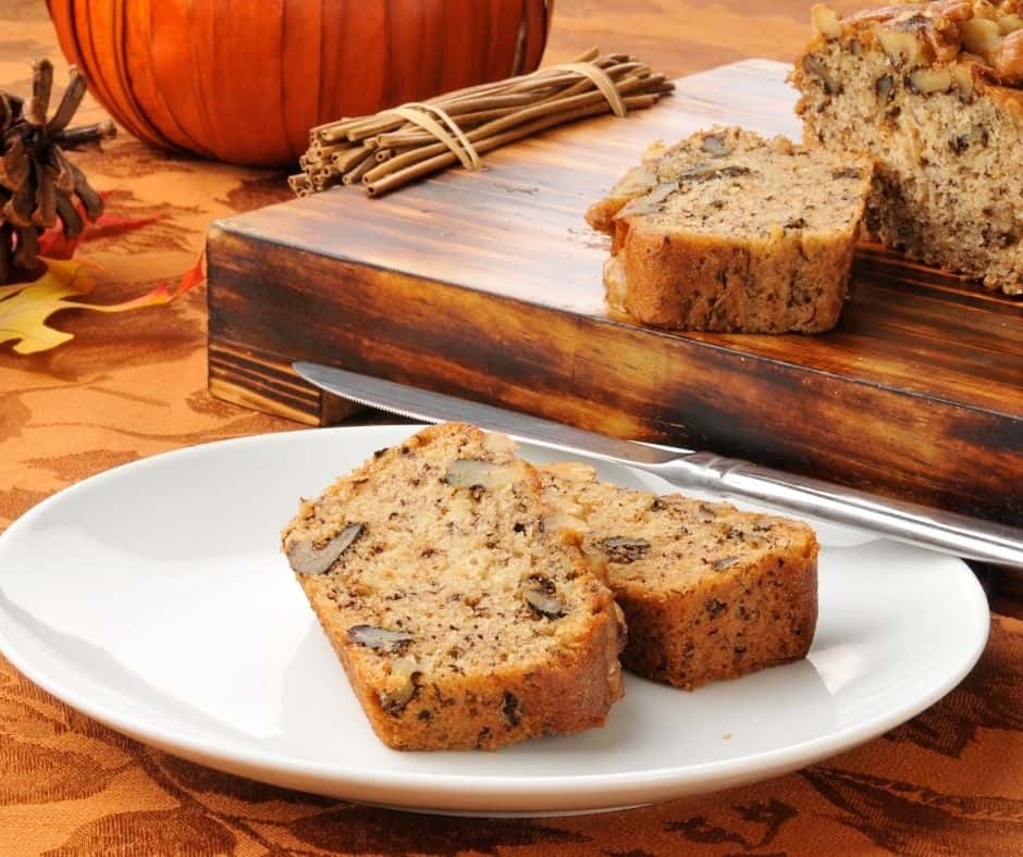 Air Fryer Pumpkin Nut Bread
