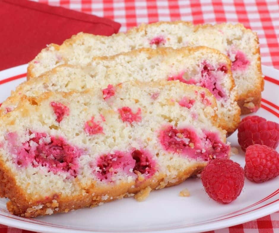 Air Fryer Raspberry Bread