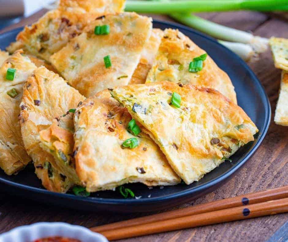 Air Fryer Scallion Pancakes