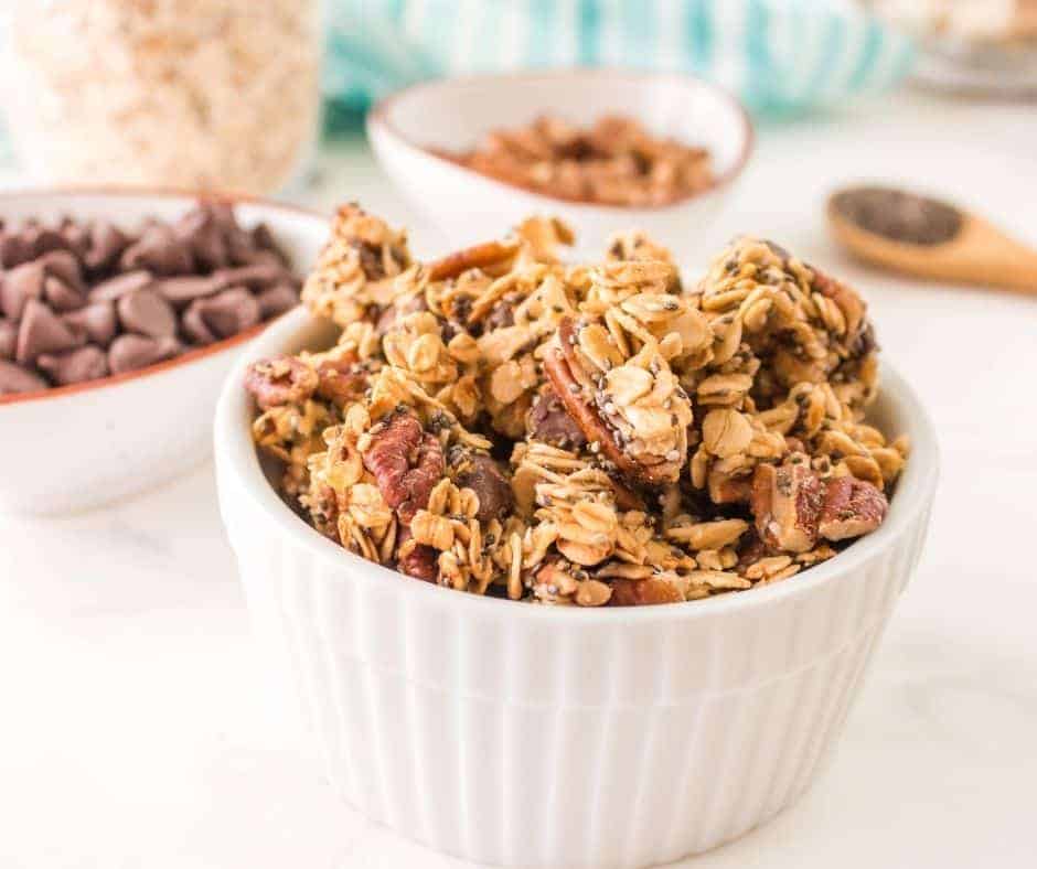 Air Fryer Chocolate Chip Granola