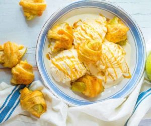Air Fryer Apple Crescent Rolls