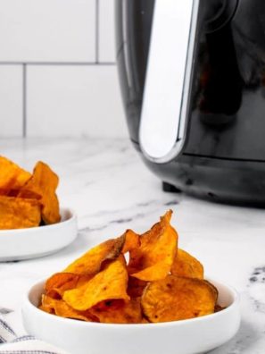 Air Fryer Sweet Potato Chips