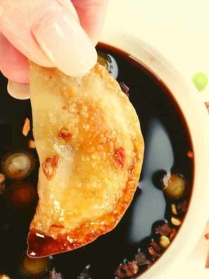 Air Fryer Homemade Potstickers
