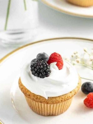 Air Fryer Pound Cake Cupcakes