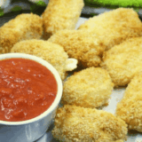 4 Ingredients Air Fryer Mozzarella Bites