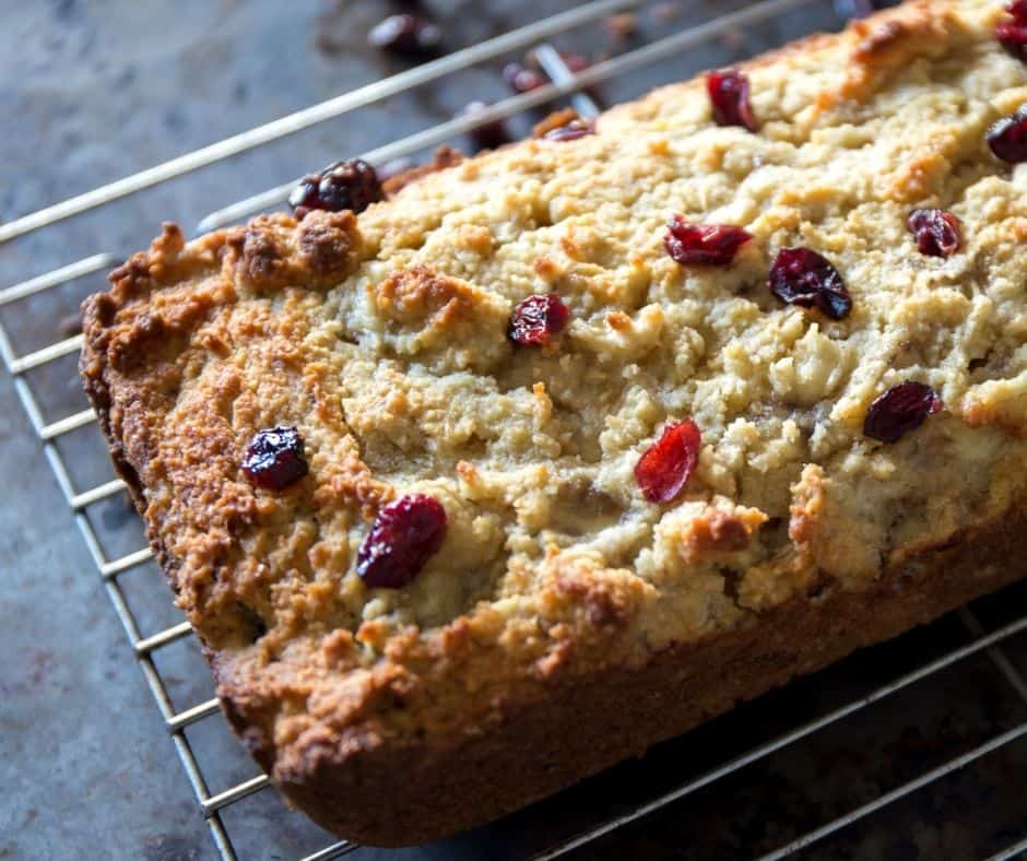 Air Fryer Cranberry Orange Bread