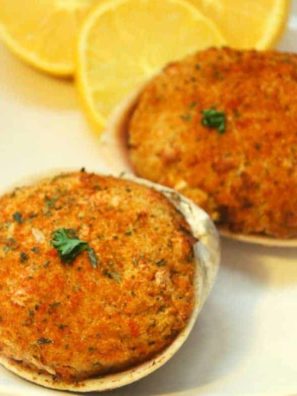 Air Fryer Baked Stuffed Clams (Quahog)