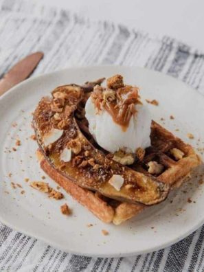 Air Fryer Caramelized Bananas