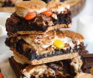 Air Fryer S'mores Brownies