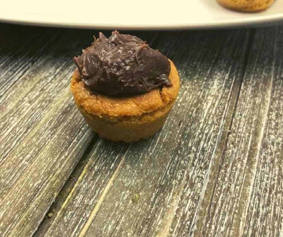 Air Fryer Peanut Butter Fudge Cookies