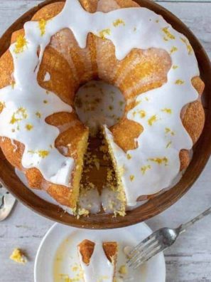Air Fryer Lemon Bundt Cake