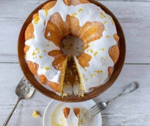 Air Fryer Lemon Bundt Cake
