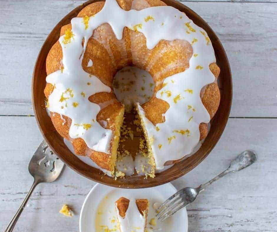 Air Fryer Lemon Bundt Cake