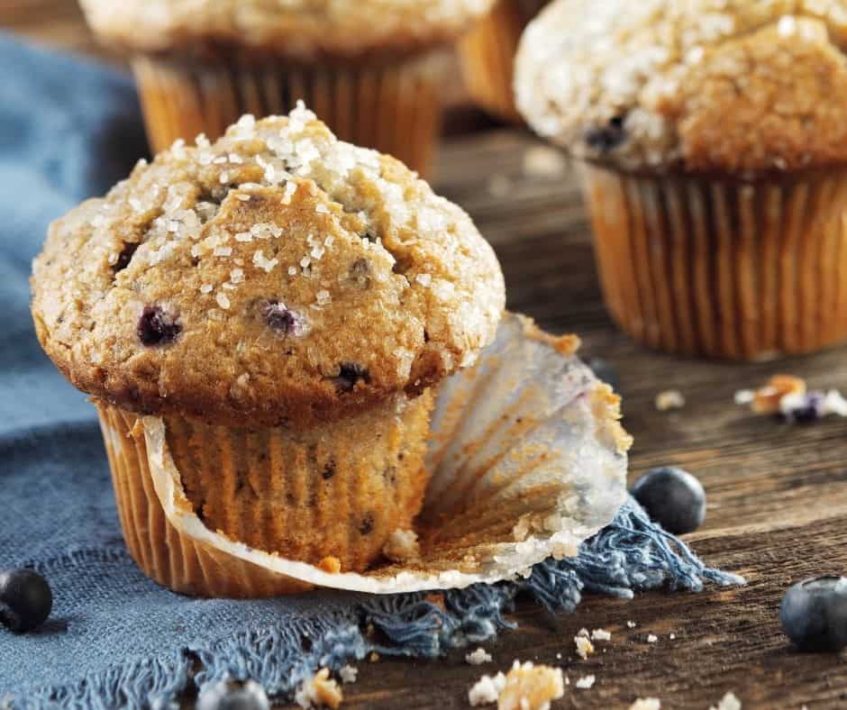 Air Fryer Starbucks Copycat Blueberry Muffins