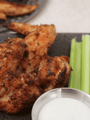 Air Fryer Dry Rubbed Chicken Wings