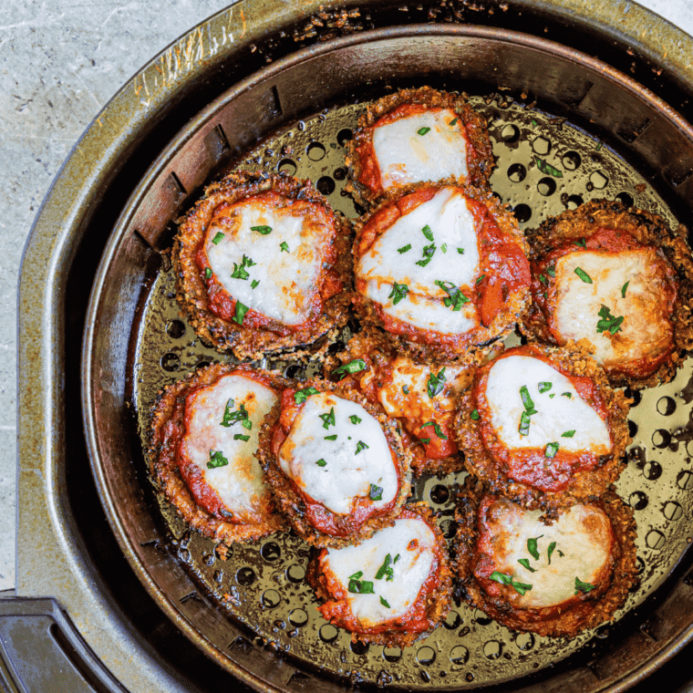 Air Fryer Eggplant Parmesan