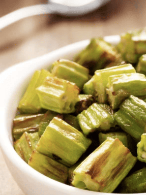 Air Fryer Frozen Okra
