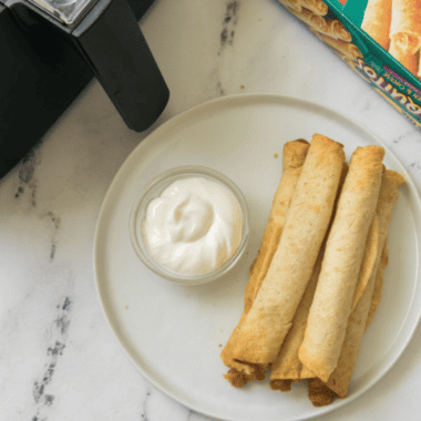 Air Fried Taquitos are a great and easy appetizer, snack, or lunch that you can easily prepare in the Air Fryer in minutes!