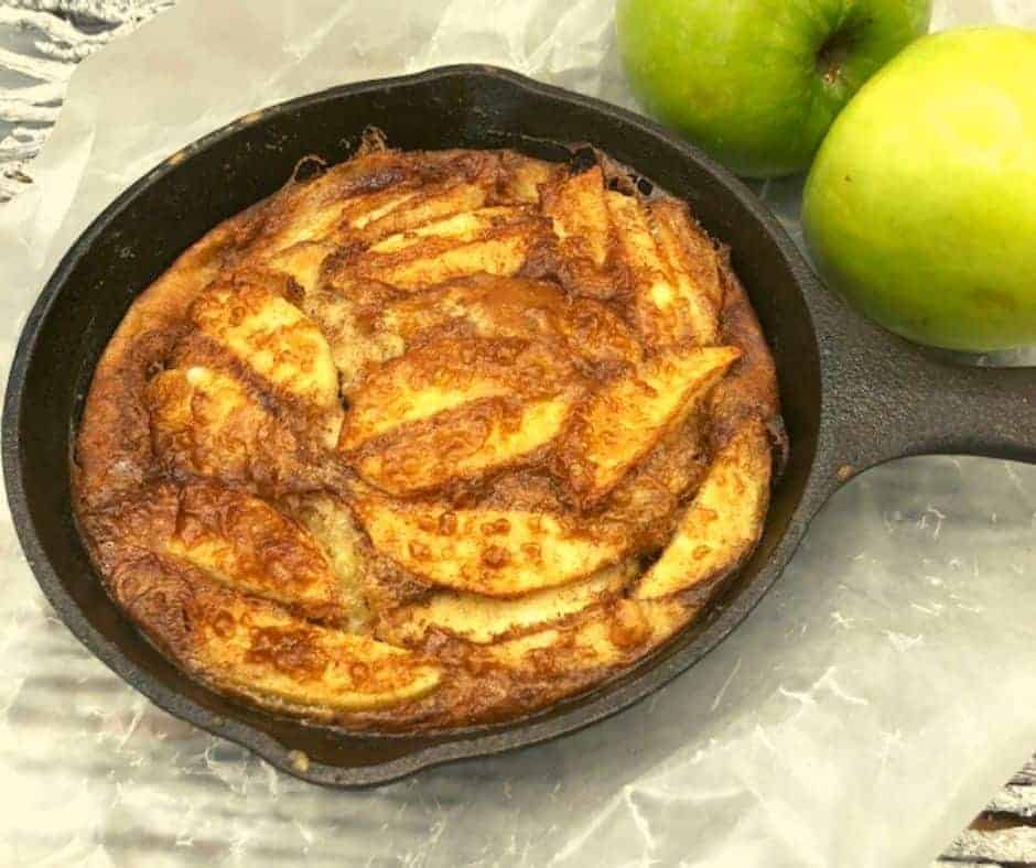 Air Fryer German Apple Pancakes
