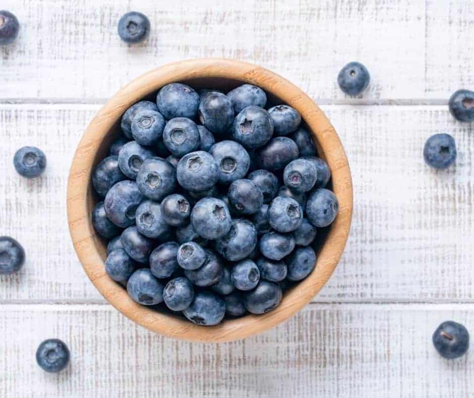 Air Fryer Crustless Blueberry Pie