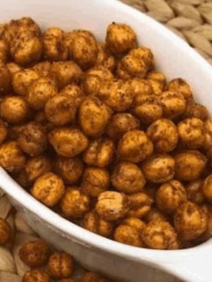Air Fryer Bombay Spice Roasted Chickpeas