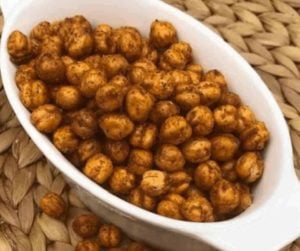 Air Fryer Bombay Spice Roasted Chickpeas