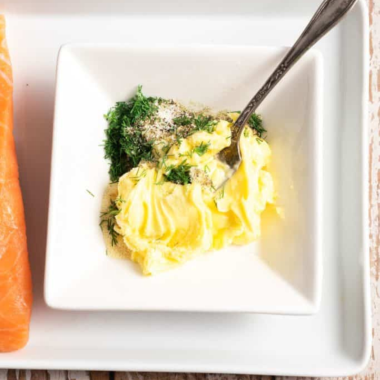 Air Fryer Lemon Dill Salmon