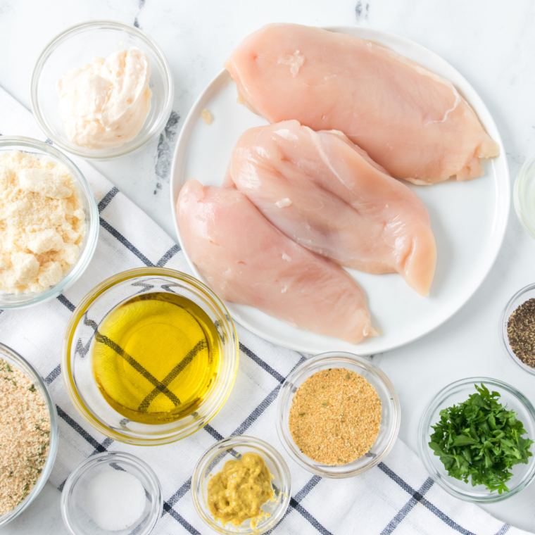 Air Fryer Parmesan Crusted Chicken Breast