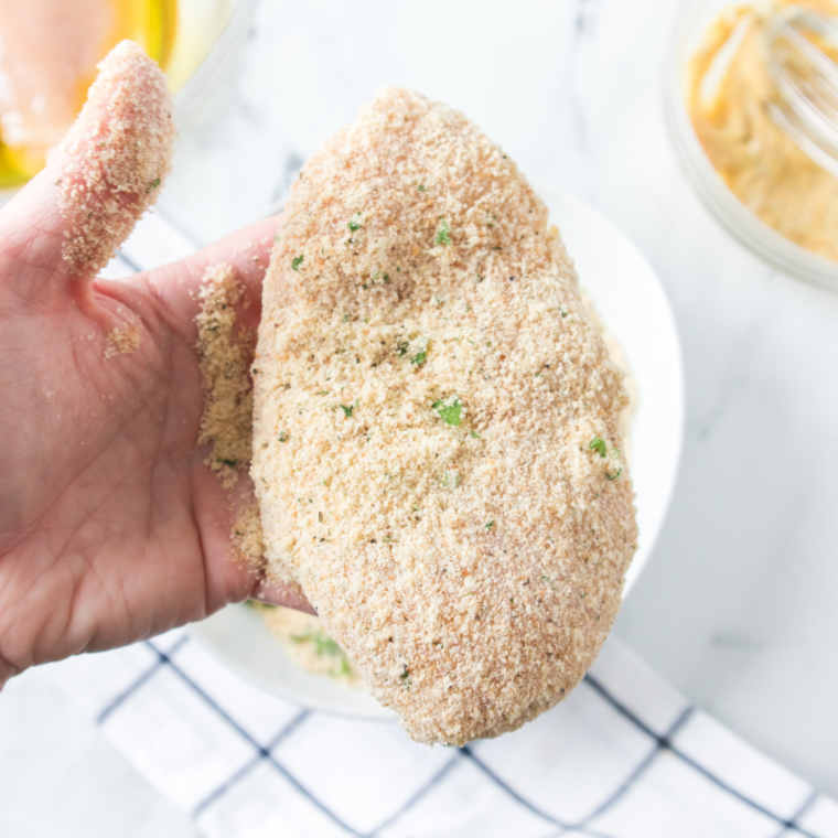 How To Make Parmesan Crusted Chicken Breast in Air Fryer